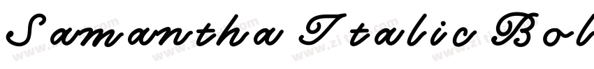 Samantha Italic Bold字体转换